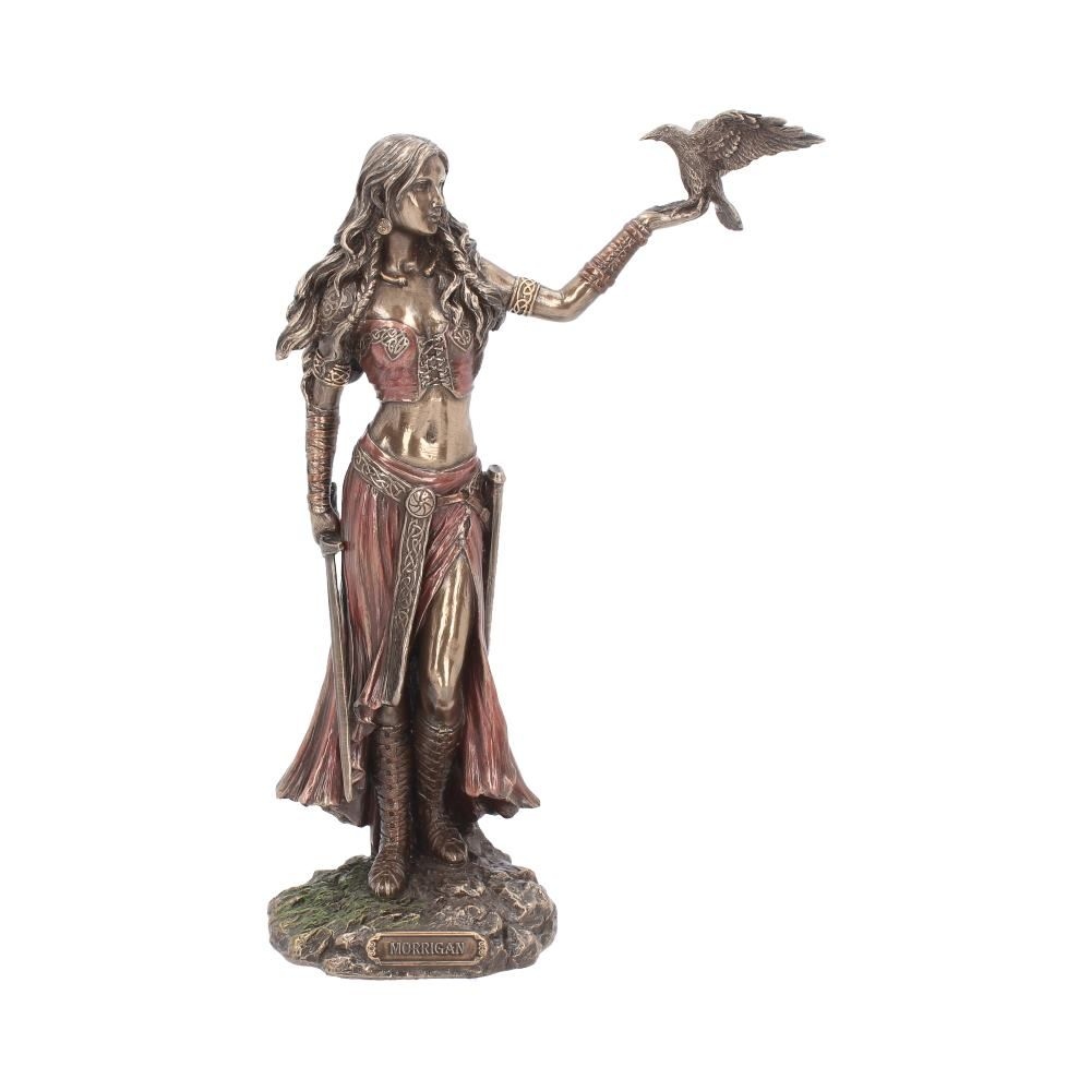 Nemesis Now - Morrigan and Crow 28cm Figurine - Couleur bronze